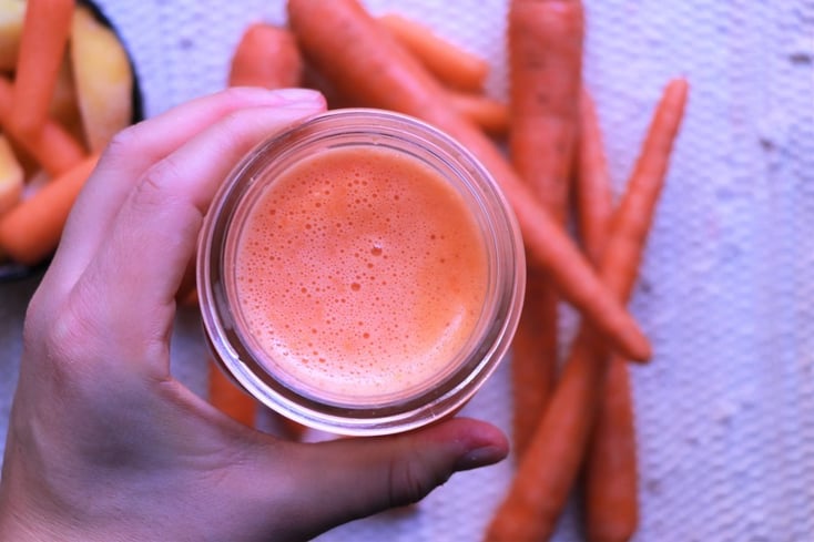 5. Peach Carrot Smoothie