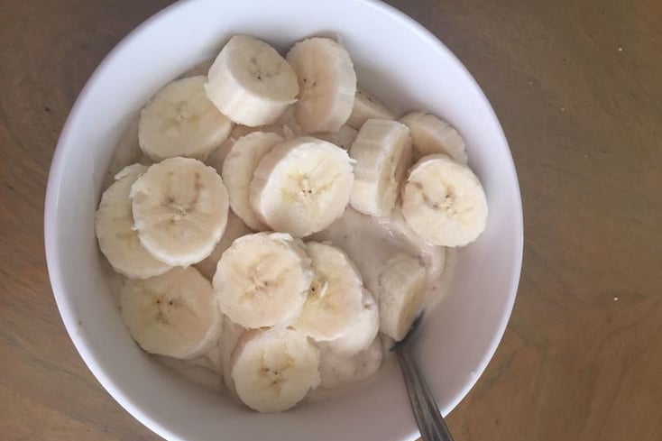 Almond Butter Cinnamon Banana Nicecream