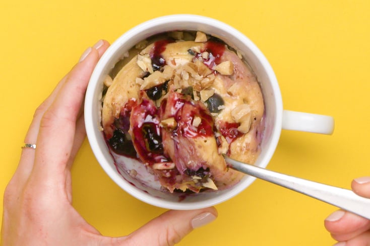 3 Healthier Ways to Transform the Way You Eat Yogurt 5 Microwave Banana Berry Protein Muffin