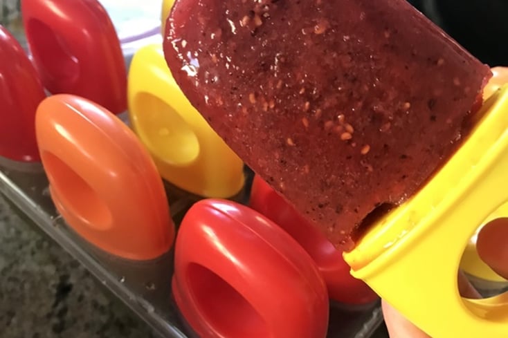 Kiwi & Rasberry Pops