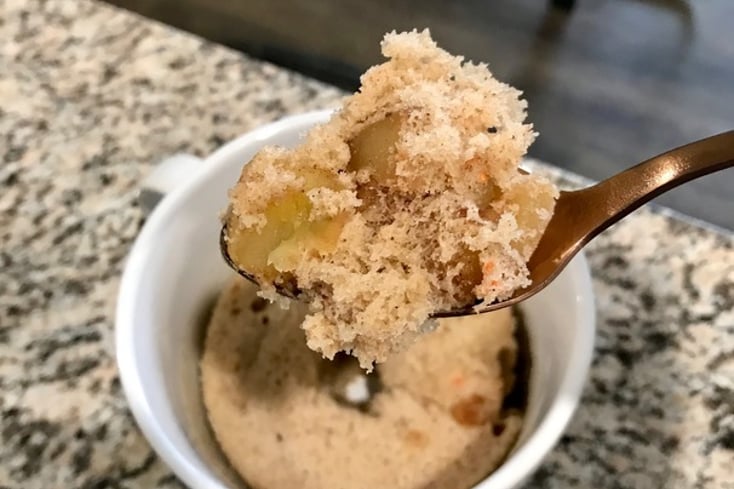 Spiced Apple Mug Cake