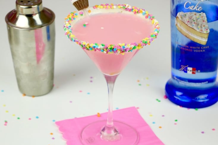 Funfetti Cupcake Martini