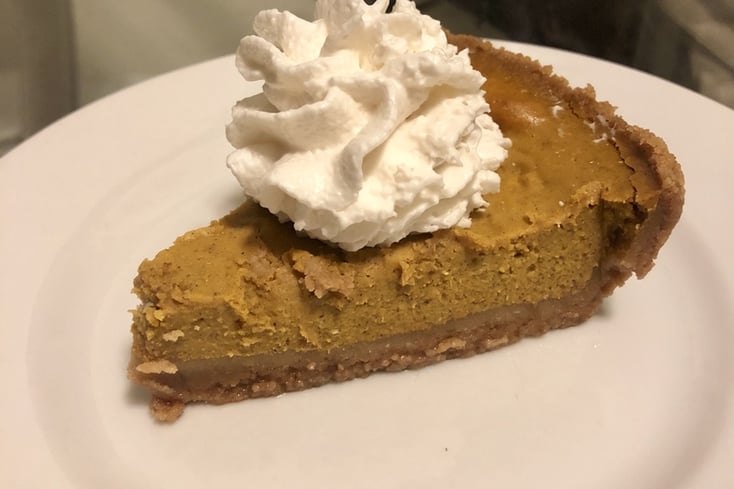 Gluten and Dairy free Pumpkin Pie