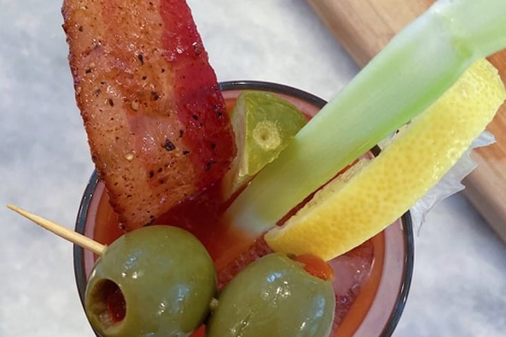 The Perfect Bloody Mary Recipe with Candied Bacon