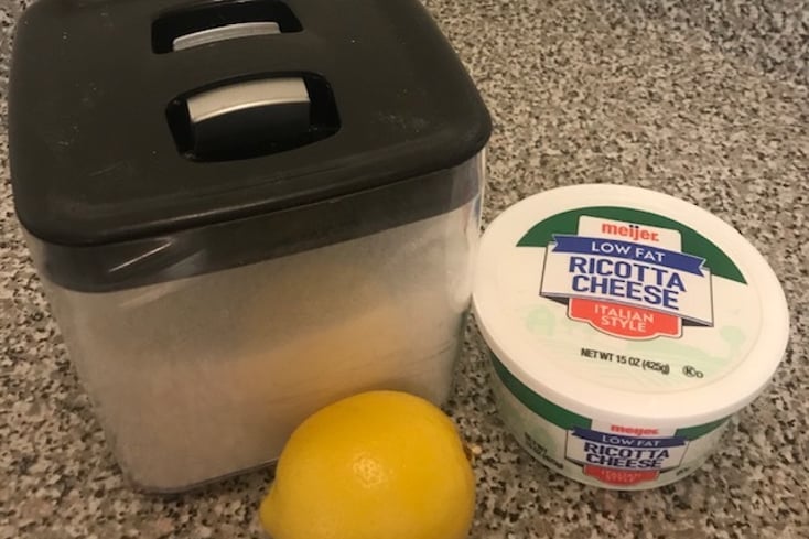 Ricotta Lemon Crepe Filling