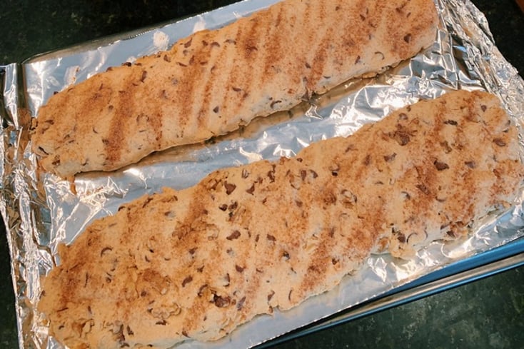 Chocolate Chip Mandel Bread