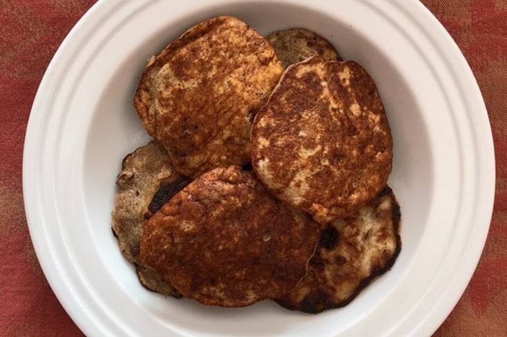 Spiced Banana Pancakes