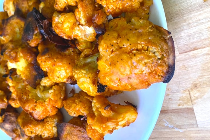 Vegan Cauliflower Buffalo Wings