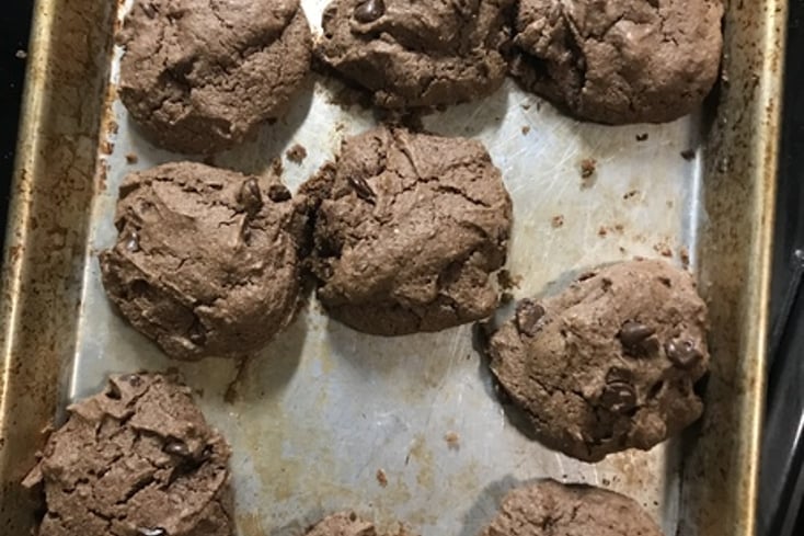 Fluffy Vegan Hot Chocolate Cookies