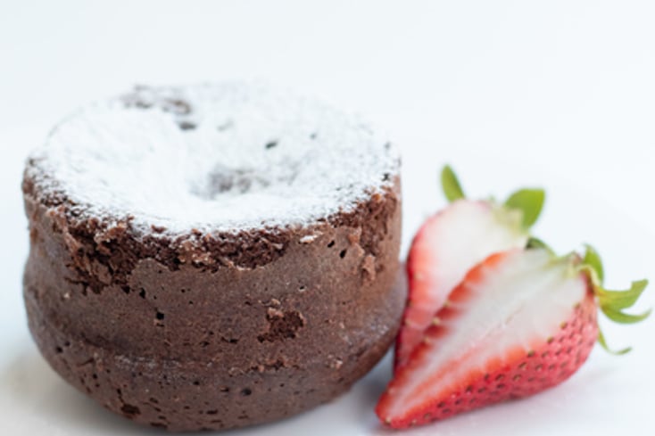 Guilt-Free Chocolate Lava Cake