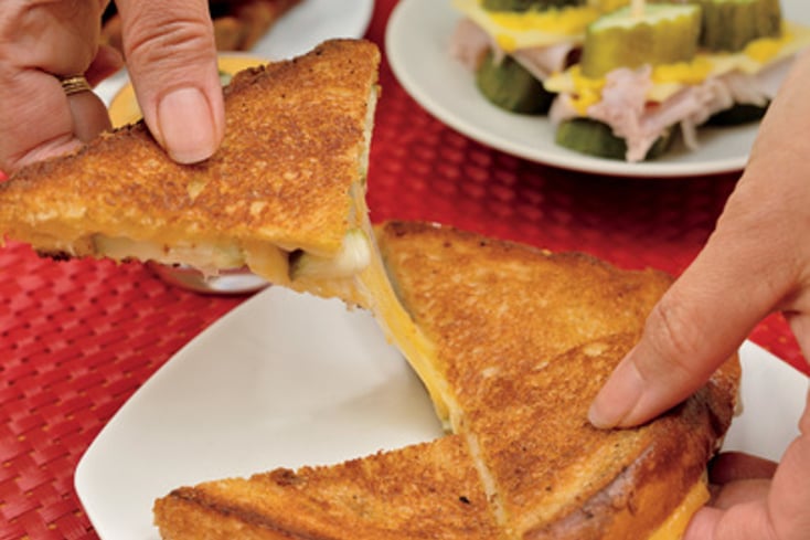 Pickle Grilled Cheese