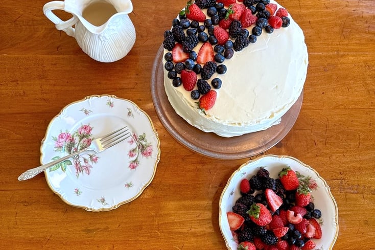 Copycat Whole Foods Berry Chantilly Cake