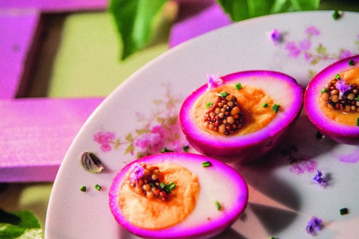 Pickled Pink Eggs