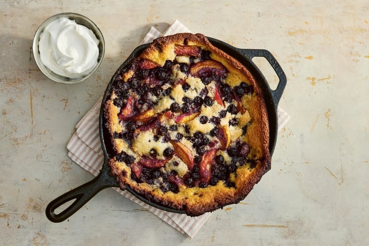 Skillet Fruit Cobbler