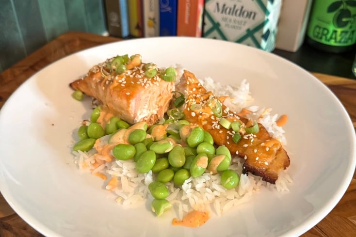 Honey-Dijon Salmon Bowls