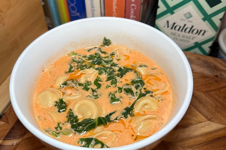 Creamy Tortellini Soup