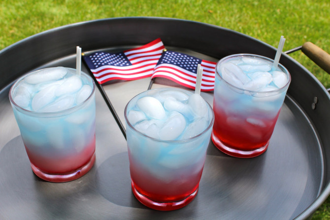 Red, White and Blue Punch to Celebrate Fourth of July