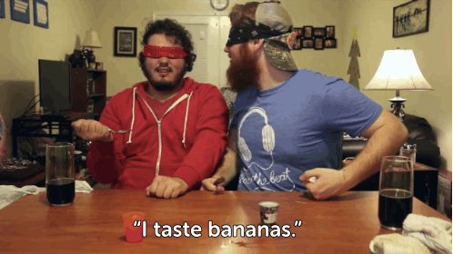 I taste bananas