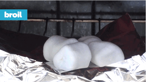 Broil marshmallows