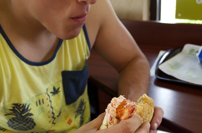 McDonald's lobster roll
