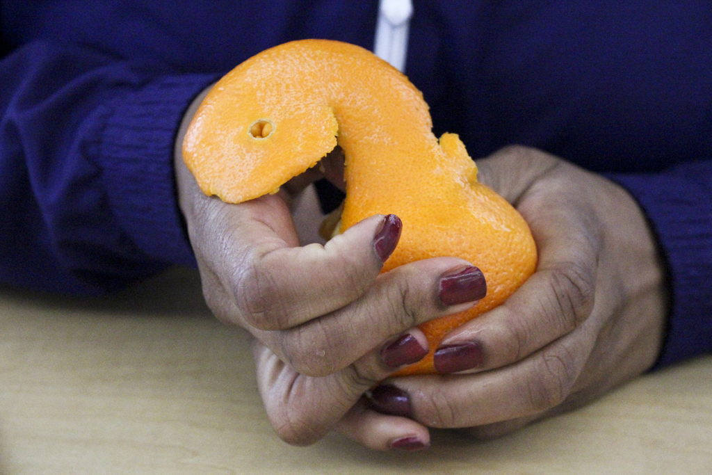 How to Peel an Orange in One Piece