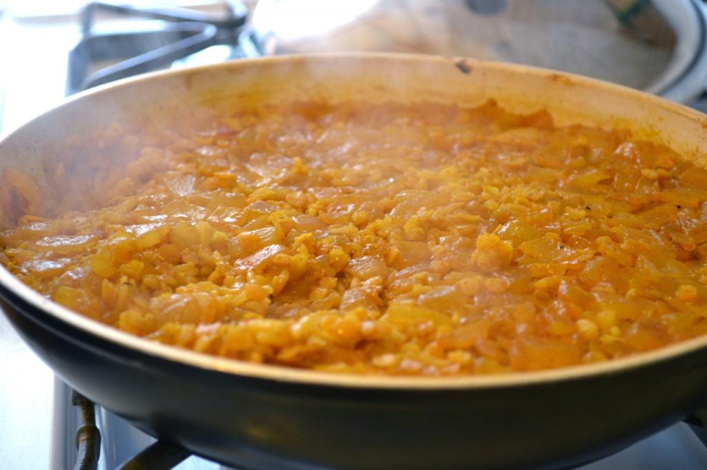 Curried Rice and Red Lentils