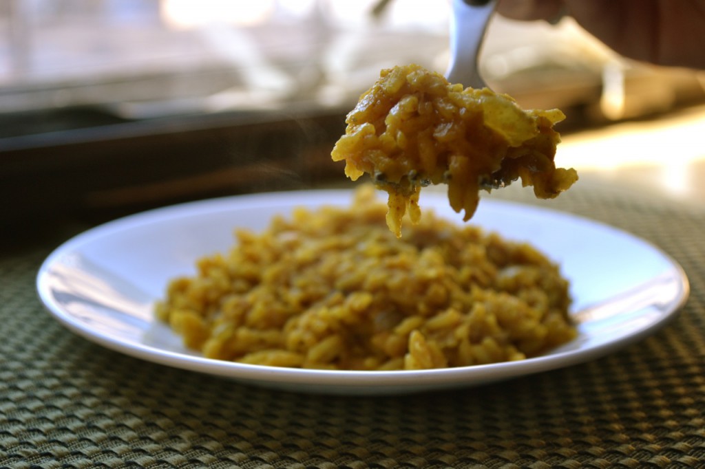 Curried Rice and Red Lentils