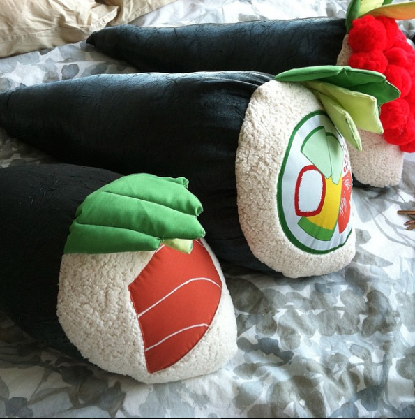 sushi pillows