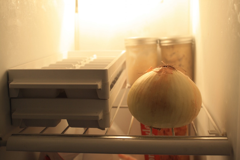 cut an onion