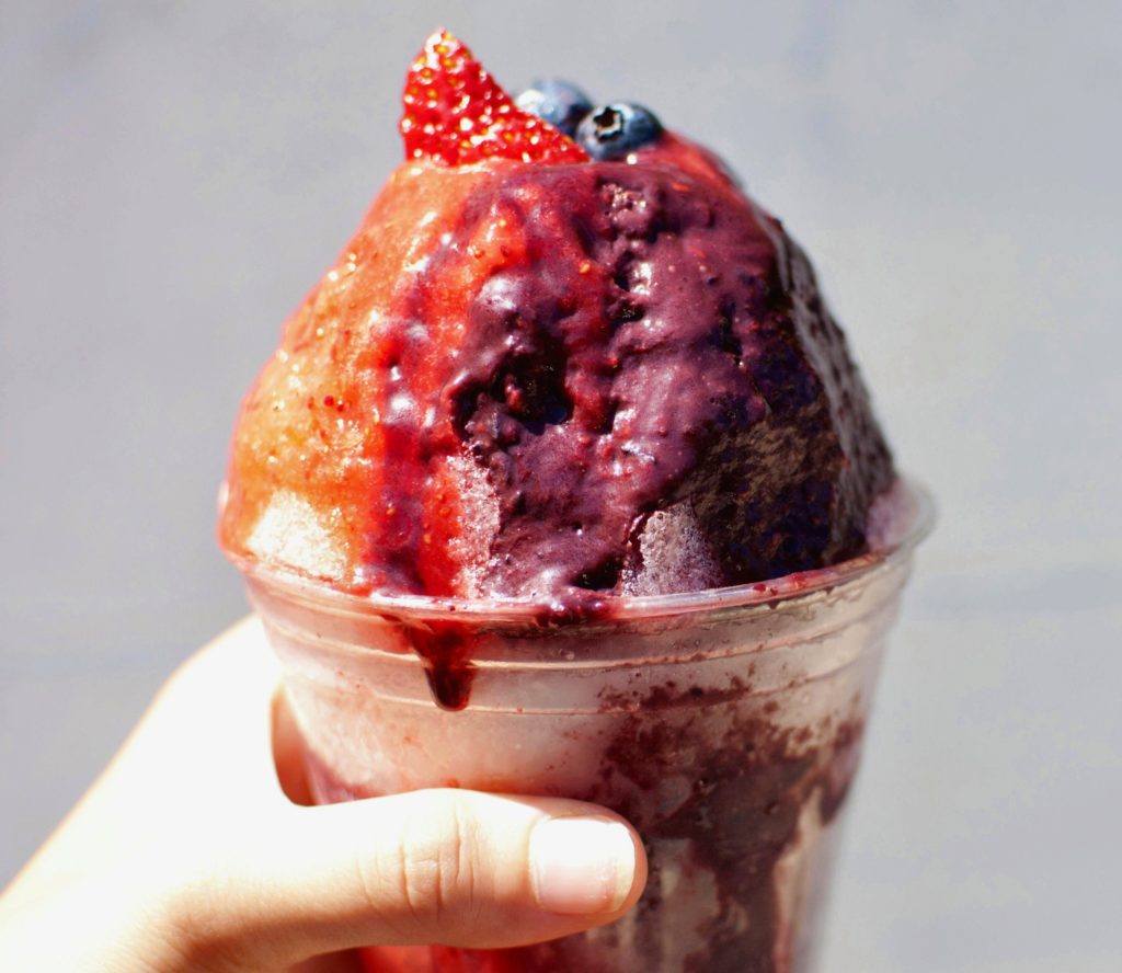 shave ice spots