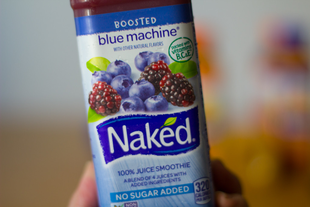 Diet info for Naked Blue Machine Blueberry Smoothie 450ml - Spoonful