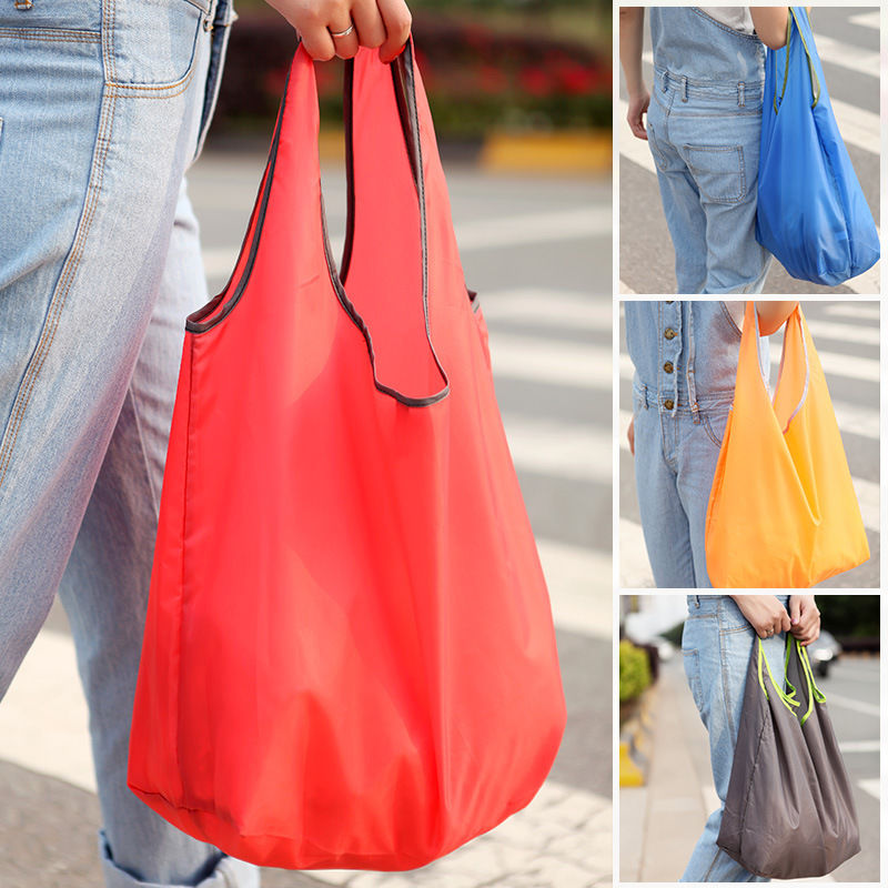 Shopping Bag Foldable Tote Eco-friendly Reusable Grocery Bags Large Superma A6H1 