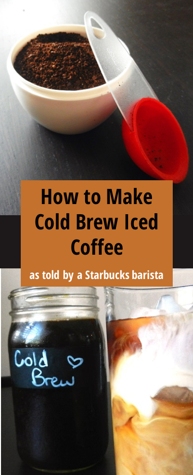 cold brewed iced coffee