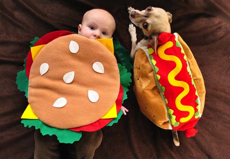 Funny Halloween Costume Kids, Kids Hamburger Costume