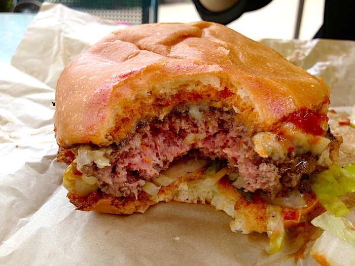 Burger from Lucky Old Souls Burger Truck