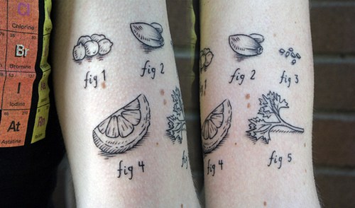 The Tastiest Food Tattoos Around