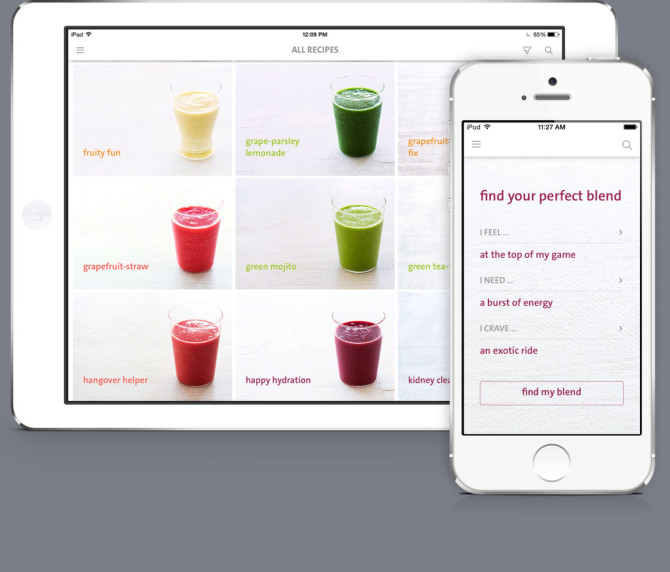 The Blender Girl smoothies app